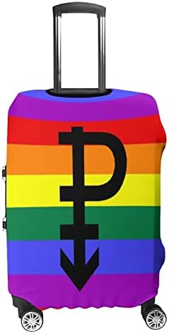 Pansexual Flag LGBT гордо багаж покритие смешен патнички куфер заштитник за багаж за багаж