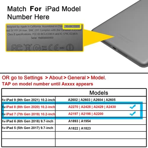 10.2 Замена на ЛЦД -екранот за iPad 10.2 7/8 -ми генерал A2197 A2198 A2200 A2270 A2428 A2429 A2430 Display LCD склоп на панел