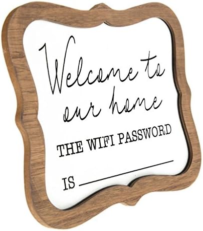 Добредојдовте WiFi Лозинка Табла Биро Или Табела Знак