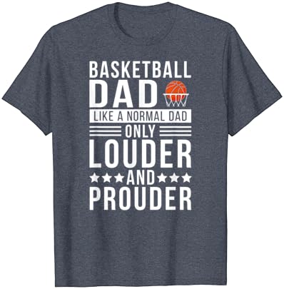 Менс горд гласен кошаркарски татко на кошаркарска тато маица
