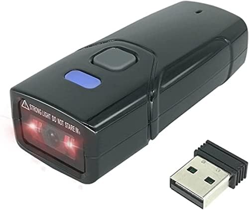 Скенери за бар -код на Luvadu ZCX, преносен Bluetooth безжичен скенер 1D 2D скенер за баркод Bluetooth Barcode Scanner