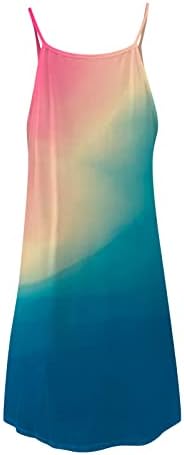 Женски Обични Фустани Ремен Отворен Грб Секси Печатење Фустан Без Ракави Над Коленото Цветен Фустан Фустани На Плажа