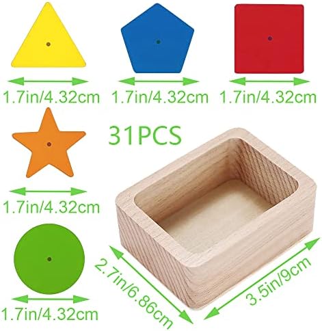 Gxwzhanbo 2-во-1 Дрвени Бои Форми Сортирање Појавување На Новороденче Играчки Едукативни Магнетни Дрвени Риболов Игра Играчка Дрвени