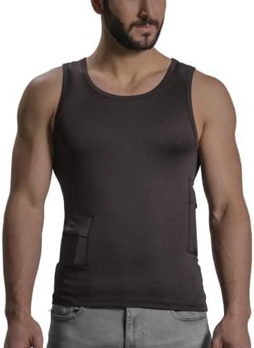 Резервоар за вратот на вратот на вратот за мажи со држач за инсулин - посебен мобилен телефон кој носи џеб - врвови на резервоарот без