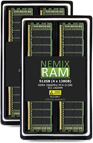 256gb Комплет DDR4-2666 PC4-21300 ECC Оптоварување Намалена Меморија За ASRock Rack Epycd8-2T Одбор ОД НЕМИКС RAM меморија