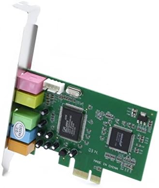 axGear PCI Express PCI-E 5.1 Ch 6 Канал PCIE Аудио Дигитална Звучна Картичка Адаптер Нови