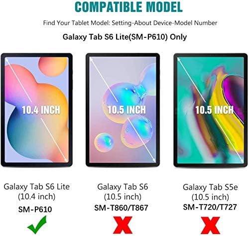 Заштитник на екранот Galaxy Tab S6, како заштитник на екранот на хартија за Samsung Galaxy Tab S6 Lite 10.4 инчи, со S Pen компатибилен/се чувствува