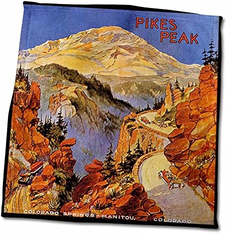 3Drose Vintage Pikes Peak Peak Colorado Travel Protion - крпи
