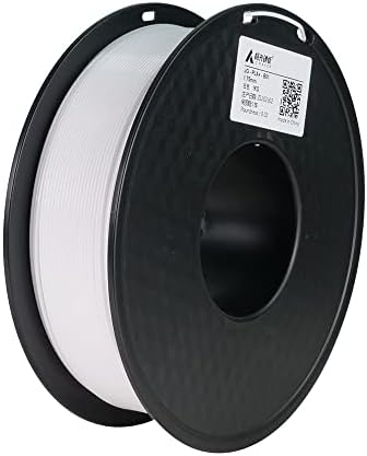 JG MAKER 3d Печатач PLA плус 1,75 mm, Бела Калем од 1 КГ, Димензионална Точност + / - 0,03 mm, 3d Филамент За Печатење