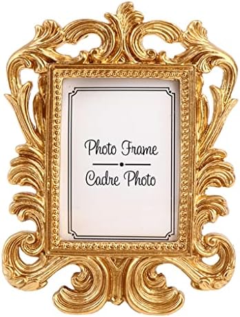 SXNBH Декоративен цвет ретро фото рамка свадба дома декор десктоп рамка за слика класична мала рамка за фотографии