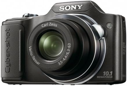 Sony Cyber-Shot DSC-H20/B 10.1 MP дигитална камера со 10x оптички зум и супер стабилна стабилизација на сликата