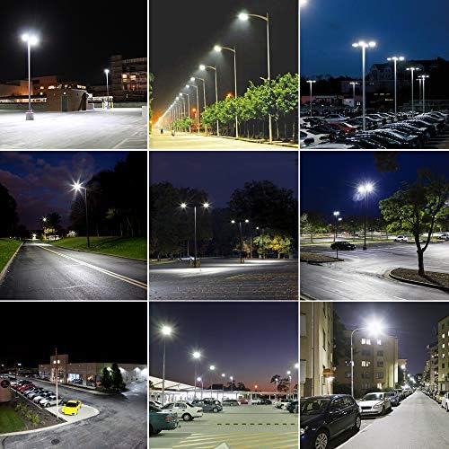 Додавање НА LED Светла ЗА Паркирање 150w 5700K LED Dusk до Зори Надворешно Осветлување-19500LM [600w HID/HPS Equiv] Shoebox Површина Улична