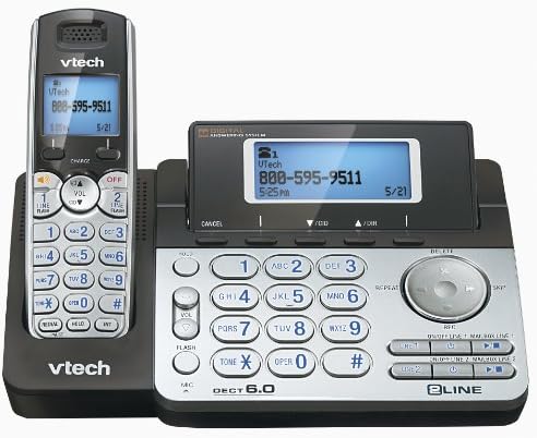 VTech DS6151 дво-линијата за проширување на безжичен телефон со систем за одговарање