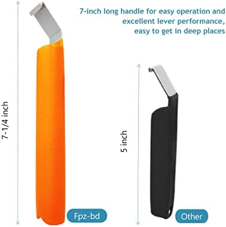 FPZ-BD 7 1 парчиња портокалови винилни странични алатки, алатка за отстранување на винил за инсталирање и поправка на винилни странични страни