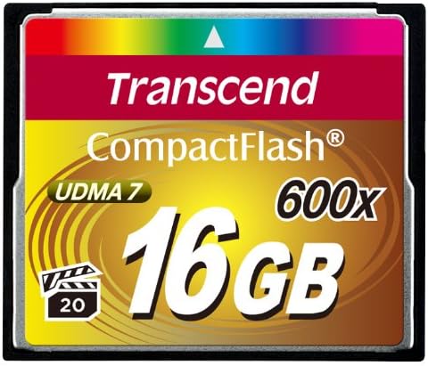 Трансцендент 16 GB Компактен Флеш Картичка 600X TS16GCF600