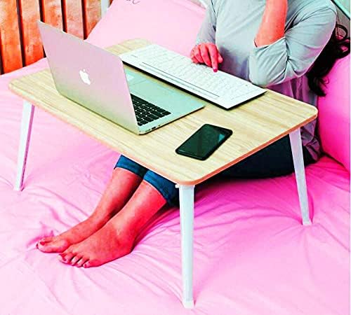 Лаптоп биро LKBBC за кревет, маса за лаптоп во кревет, преклоплива преносна лента за кревети, табела за подот од 23,6 инчи за