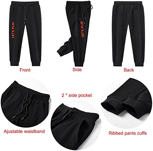 Активната облека за момчиња, се поставува траги со долги ракави Активни џемпери и панталони со џогер 2 парчиња облека 2-8 години