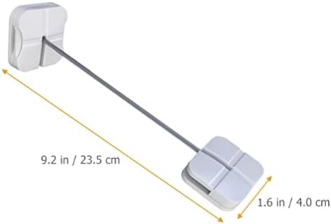 Оперитакс Заклучување На Вратата Брави за Безбедносни Ремени за Деца 2 парчиња Брави за Безбедност На Бебиња Брави За Фрижидери За Домаќинства