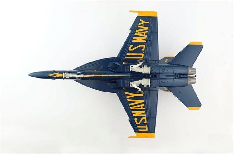 Hobby Master F/A-18E Super Hornet 165666 US Navy Blue Angels Display Team #1 2021 1/72 Diecast Aircraft претходно изграден модел