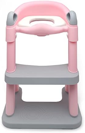 Хонг- Бебе розово поширок чекор дете за тренинг за обука на седишта за седишта за тоалетот за новороденчиња за бања тренер за бања