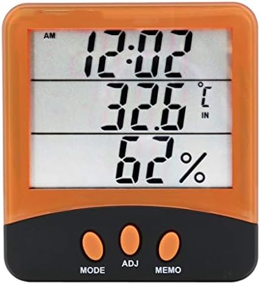 Јах Термометар За Соба Термометар Термохигрометар За Домаќинство Високопрецизен Дигитален Дисплеј Електронски Термометар За Внатрешен Термохигрометар