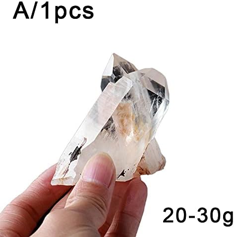 SXRC природен бел кристален кварц кластер, 20-80g природен карпа примерок геодес камен, лековити карпести јасен кварц кластер, неправилен здравствен лечен скапоцен кам