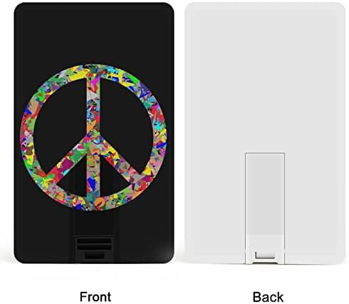 Логото НА мирот USB Флеш Диск Персонализирана Кредитна Картичка Диск Меморија Стап USB Клучни Подароци
