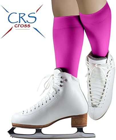CRS Cross Figure Skids Chops Chops Knee High Hights за мраз лизгалки, стапала на скејт чорапи, хулахопки за танцување