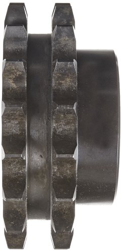 AMETRIC® 2052B17 ISO 10B-2 SPROCKET 17 заби 93,5 mm O.D. , 69 mm Hub Dia, 45 mm вкупна ширина, 017 заби, челик 1-1/4 инчен H8 Bore,