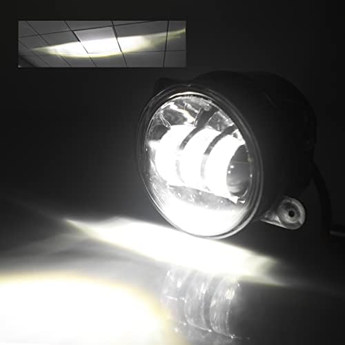 SUP-LIGHT 7 инчни Црни LED Фарови + 4 инчни LED Светла За Магла Компатибилни со Jeep Wrangler 1997-2017 JK LJ TJ