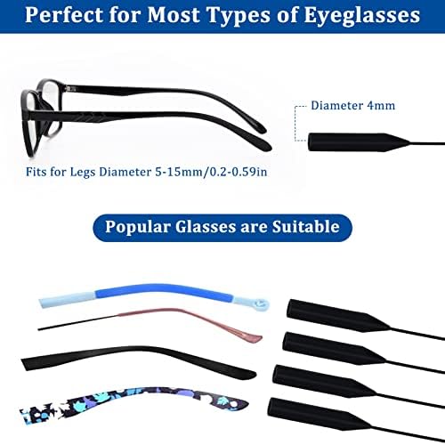 Jspupifip 12 парчиња за очила за сонце за сонце, прилагодливи спортски очила за сонце за очила за очила за очила за очила за држачи на