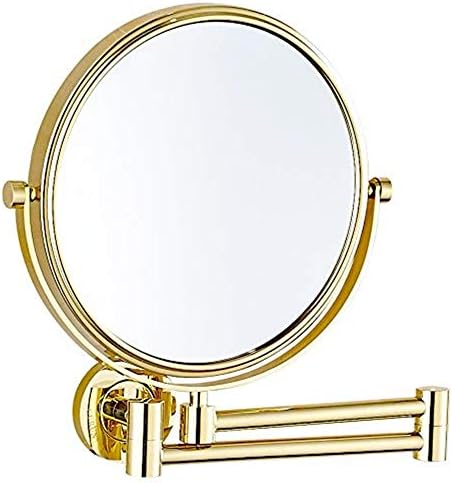 Zaahh 8 инчен wallид поставен двострана шминка огледала зголемувајќи ги цврстите прилагодливи огледала на суетата за бања