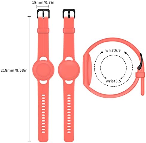 2 пакет Airtag Часовник Бендови Силиконски Нараквица За Деца Прилагодливи Нараквица Заштитни Случаи Покритие За Airtags GPS Анти-Изгубени Локатор Airtag Нараквица Лесен Бенд