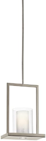 Kichler 42549Clp Triad Pendant 1-Light, Classic Pewter