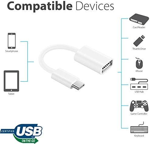 OTG USB-C 3.0 адаптер компатибилен со вашиот Lenovo K10 за брзи, верификувани, мулти-употреба функции како што се тастатура, погони