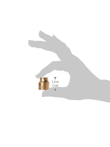 Безбедносни алатки AMPCO SS-3/8D7MM штекер, стандард, не-распрскувачки, не-магнетски, отпорен на корозија, 3/8 погон, 7 мм