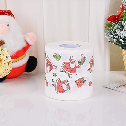 Сублимација крпа Божиќна шема во боја тоалетна хартија Дедо Мраз за печатено ткиво печатено крпи пешкир