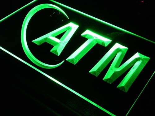 AdvPro I043-G Отворена машина за пари со банкомат прикажува неонски знак за светло