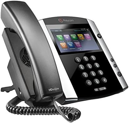 Polycom VVX 500 12-линиски деловни медиуми Телефон PO, напојување не е вклучено