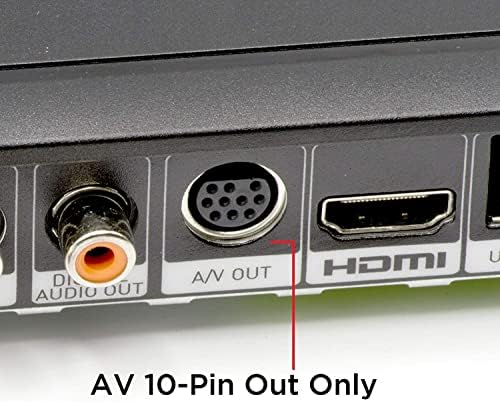 10 пински аудио и видео DIN кабел - не S -Video кабел - RGB компонента и композит - компатибилен со DirectV AT & T: H25, C31, C41, C41 -W, C51, C61, C61 -K