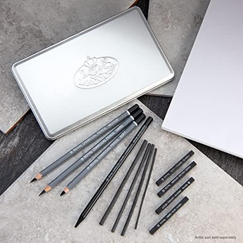 Royal & Langnickel RSET-ART2503 Мал сет за цртање со лим од јаглен