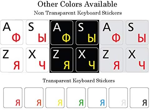 Онлајн-Добредојдовте руски-англиски Налепници За Тастатура Нетранспарентна Црна Позадина За Компјутерски Компјутерски Лаптоп Тастатури