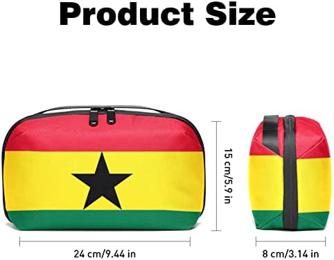 Водоотпорна Торба За Шминка, Торбичка За Шминка, Организатор За Патувања За Жени И Девојки, Знаме На Гана