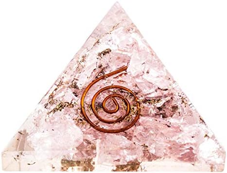 Шарвгун дополнителен розов кварц камен оргон пирамида фенг шуи реики оргонит заздравувачки кристал