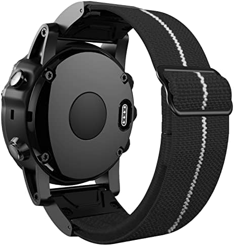 BKUANE 22MM најлонски лента за часовници за Garmin Fenix ​​6x 6 Pro Watch EasyFit ленти за ленти за зглобот за Fenix ​​5x 5 Plus 3