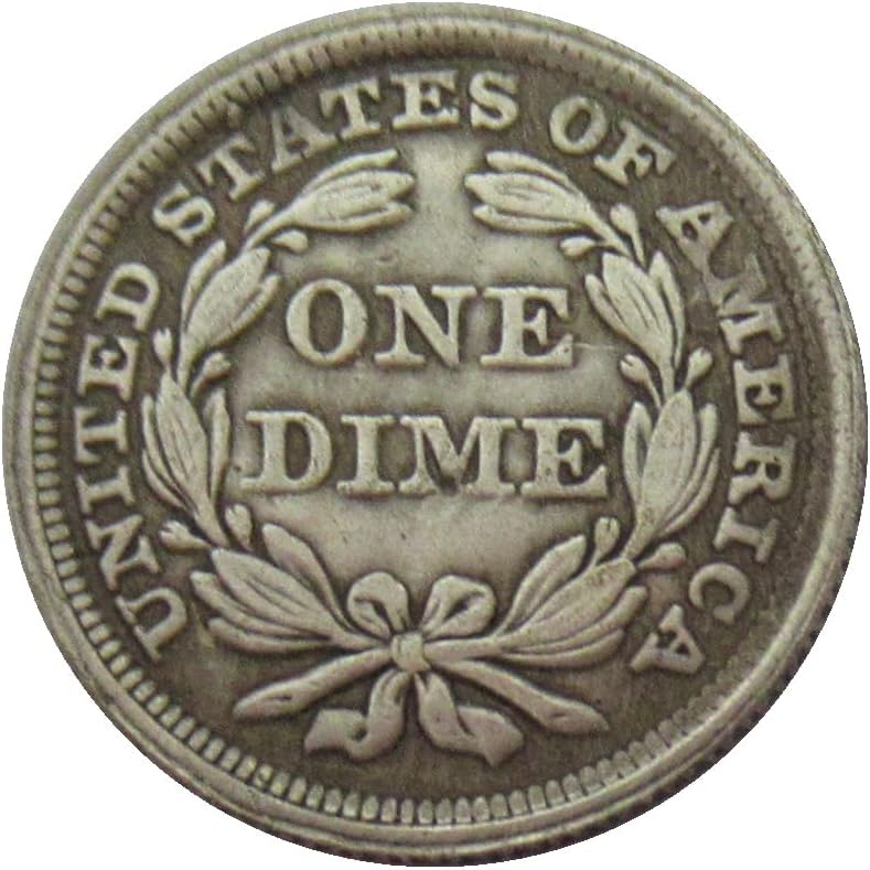 Американско знаме 10 центи 1855 Сребрена позлатена реплика комеморативна монета