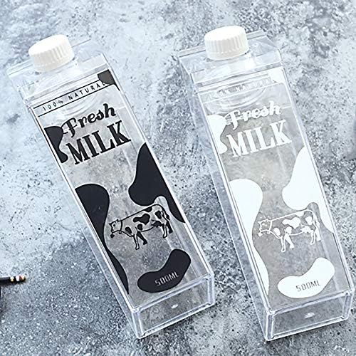 Fvebzem 17oz/ 500ml млеко картон шише со вода пластична млеко кутија БПА бесплатно дете пријателско за еднократно млеко картоно