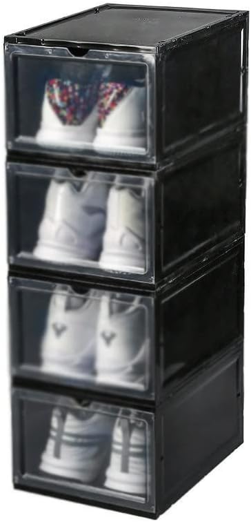 Кутија за чевли од орев, задебелен приказ за складирање, чевли за чевли за чевли за чување чевли за чување чевли