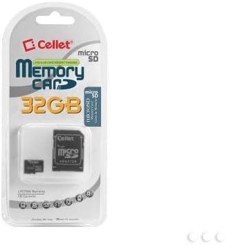 Cellet 32gb Samsung HMX-H204BN Микро Sdhc Картичката Е Прилагодена Форматирана за дигитално снимање со голема брзина, без загуби!