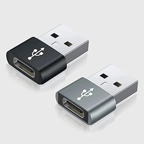USB-C Femaleенски до USB машки брз адаптер компатибилен со вашата чест Белешка 9 за полнач, синхронизација, OTG уреди како тастатура,